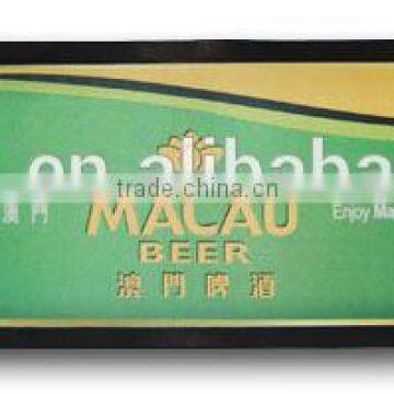 China  Goldenl Supplier custom non-woven fabric nitrile rubber beer bar mat