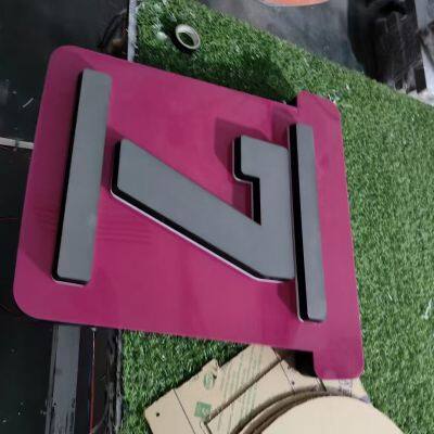 Acrylic Luminous Words Mini Words Resin Outdoor Advertising Back Luminous Stainless Steel Advertising photo-5