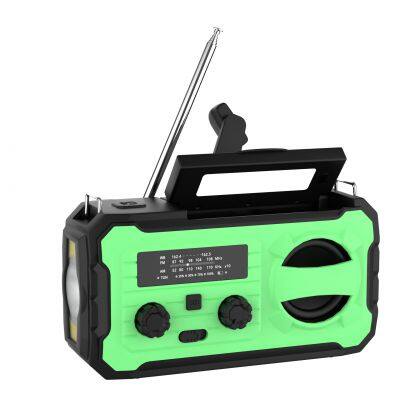 BSG-328 Multifunction Solar Emergency Radio With Power Bank, Hand Crank, 4000/8000mAh Battery, SOS Alarm, Flashlight & IPhone 15 Charging photo-3