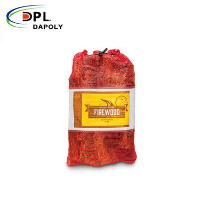 Recyclable Large Mesh Bag 20kg-30kg Capacity PP Plastic for Onion Potato Packing Vegetable Storage Industrial Use