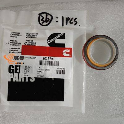 Cummins 3016791 Oil Seal – Premium Sealing for Engine Oil Retention, Safeguards Components & Enhances Longevity