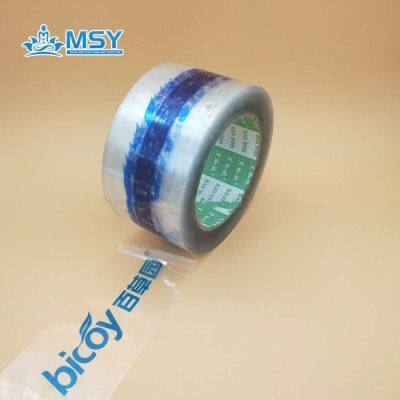 Fábrica china de materiales adhesivos de embalaje BOPP personalizados, cinta adhesiva de embalaje transparente