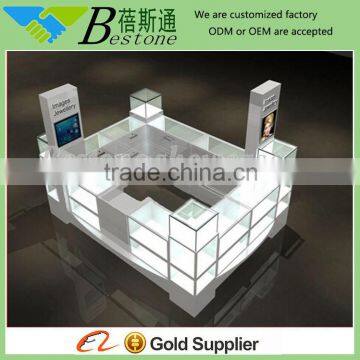 12feetx10feet free standing kiosk for jewelry store