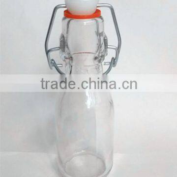 100ml swing top glass bottle