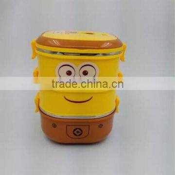 Custom Healthy Food Warmer Lunch Box, 3 Layer Stainless Steel Lunch Box photo-2