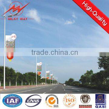 welding standard folding street lighting pole supplier