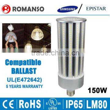 UL CUL Listed E39 E40 Mogul Base 150W LED Corn Light Bulb For Retrofit High Bay