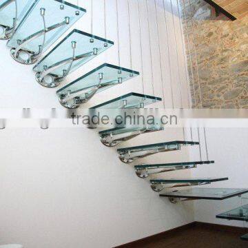 tempered glass stairs,fortified glass,reinforce glass with CCC,CE