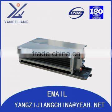 YANGZIJIANG chiller water horizontal concealed fan coil with air return box