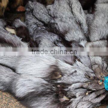 Wholepiece Real FOX Fur Skin Stole of Natural Fur Natural Color Animal Fur photo-3