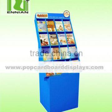 Colorful Promoting Cardboard Pallet Display Stand For Book