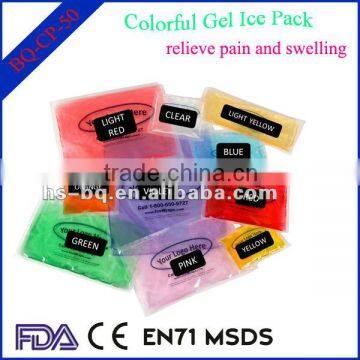 colorful gel ice pack