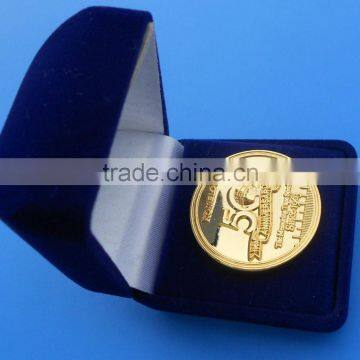 High quality plated gold coins in gifts box