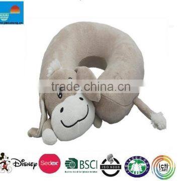 animal shaped body pillow/animal neck pillow/plush animal u-shaped pillows