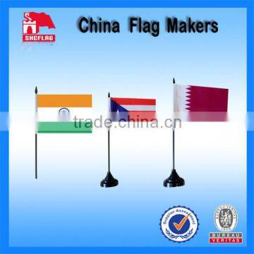 Custom Printing Table Flag With All Different National Logos