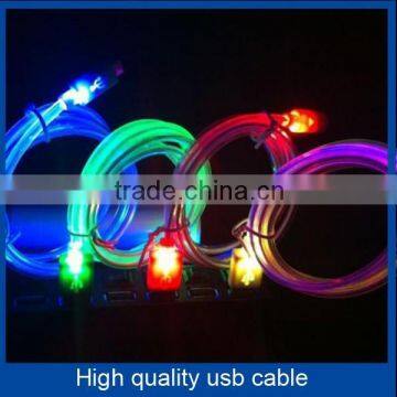 New Design Charing and Sync Led Light Up USB Cable