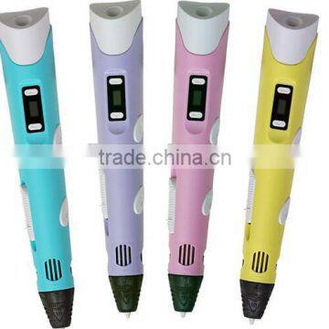 2016 Newest 3D Printer Pen Doodle LED 3D Printing Pen Stereoscopic