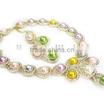 Fashion Design pearl jewelry set