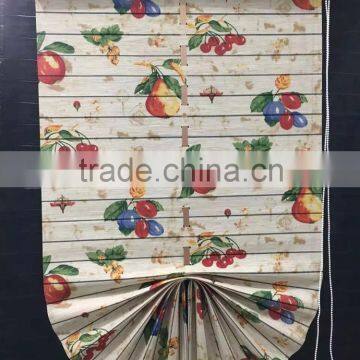 2016 Newest Design Home Decoration Printing Roman Blinds/Roller blinds and Horizontal