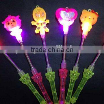 Hot selling in 2016 fashionable festival low cost printing led stick with whistle