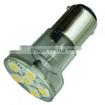 120 degree 1W 6SMD 5050 12V BA15D LED