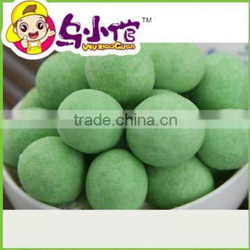 Wasabi coated peanuts