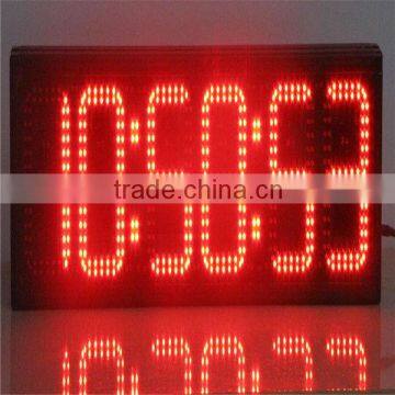 outdoor waterproof Led Time And Temperature Sign Board