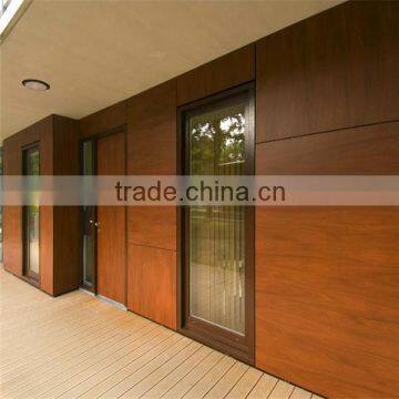 Low cheap wood wall paneling hpl natural