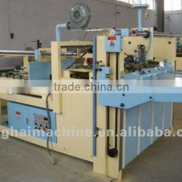 semi-automatic corrugated cardboard folder and gluer machine