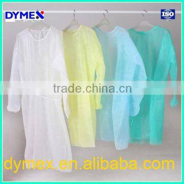 Disposable Non Woven Fabric Sterile Protective Colorful Surgical Gown