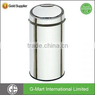 Home Kitchen Automatic Motion Sensor Trash Can Stainless Steel Garbage Bin