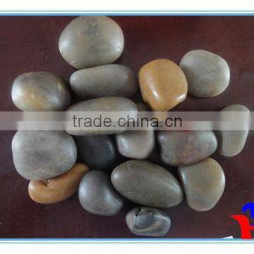 China Mixed Color Round Pebble stone