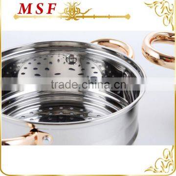 MSF-3176 4pcs Steamer Set Stainless Steel Hot Water Steamer Pot photo-5