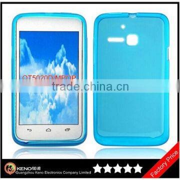 Keno Case Cover Cheap High Quality Pudding Soft TPU Case for Alcatel OT-5020 Case