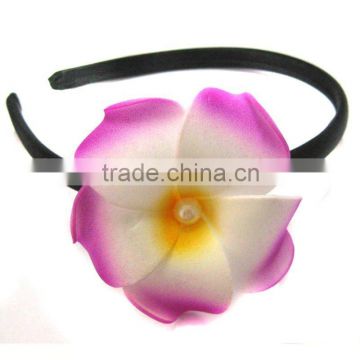 Frangipani flower headband, Plumeria headband