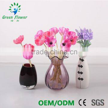 2016 Wholesale Multicolor Latex Artificial PU Flowers Poppie Real Touch Bouquet Wedding Bridal Decor Display Flower photo-2