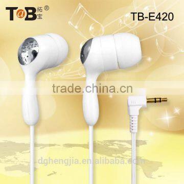 New arrival earphones China wholesale earphone case high quality in-ear oem earphones earpiece for blackberry