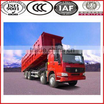 CHINA SINOTRUK howo truck 8X4 heavy duty Dump truck for sale