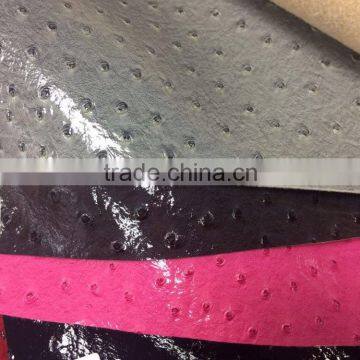 Guangzhou factory good quality cheap and discount pu leather stock for shoe and bag