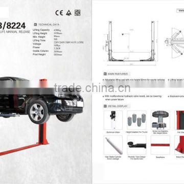 Manual or Electrict Unclock auto lift with CE