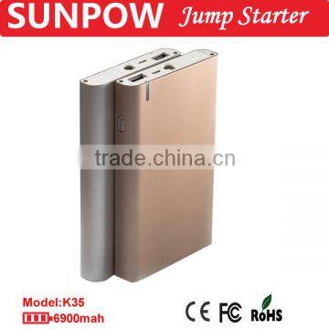 SUNPOW Jump Starter 6,900mAh Mini Booster Super Power Bank Portable 12V Li-polymer Bettery Multi-function Battery Charger photo-2