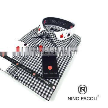 Designer Shirts for Men From Turkey Casual Men's Shirt Double Collar Man Shirt Long Sleeve photo-3