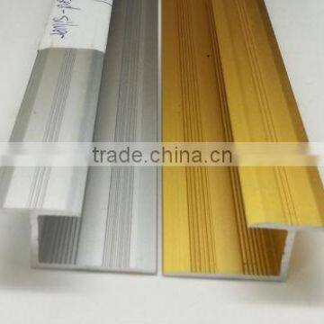 various shape aluminum tile trim/ good looking carpet trim