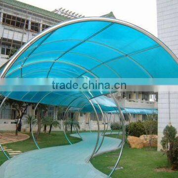 transparent APET sheet instead of polycarbonate roofing - Certified manufacturers by SGS