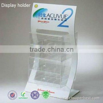 clear vertical acrylic display holder