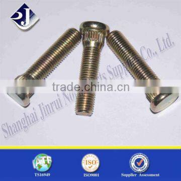 yellow zinc grade10.9 for auto wheel Hub bolt