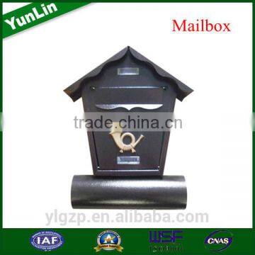 waterproof thick iron mailbox/post box/mail box