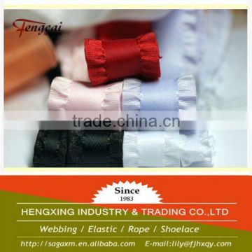 Single color special edge 3 inch ribbon