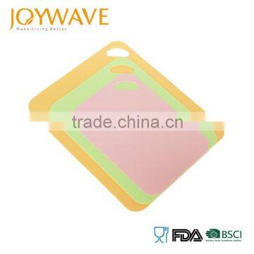 2016 new idea colorful flexible cutting board chopping board cheap smart cutting mat set