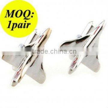 Men's Stainless Steel Battleplane Cuff Link